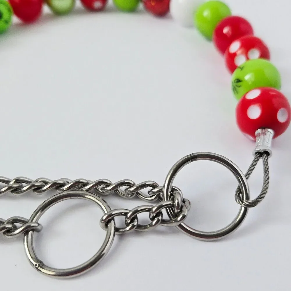 Handmade christmas beaded